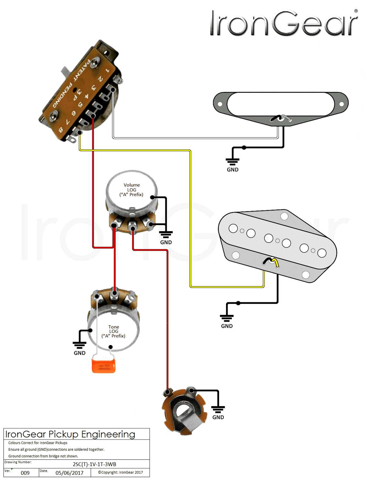 guitar pickup wiring diagrams