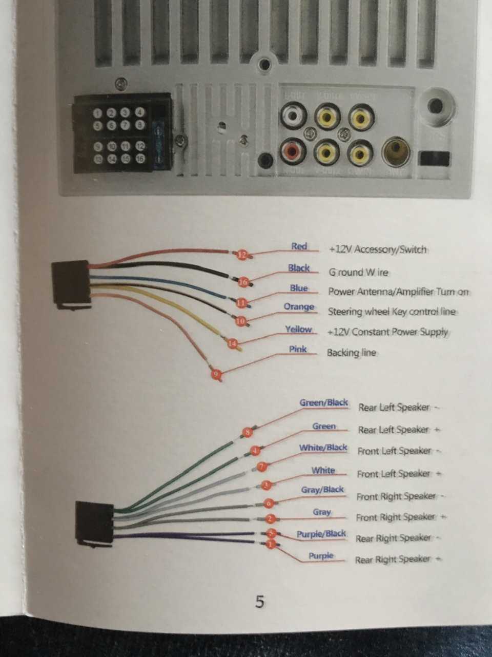 1995 toyota tacoma radio wiring diagram