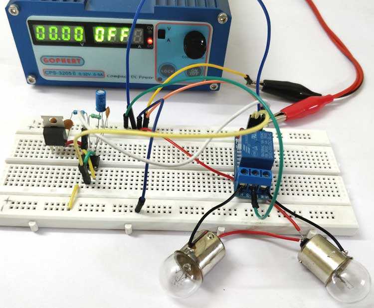schematic diagram hazard flash circuit with turn signal bypass