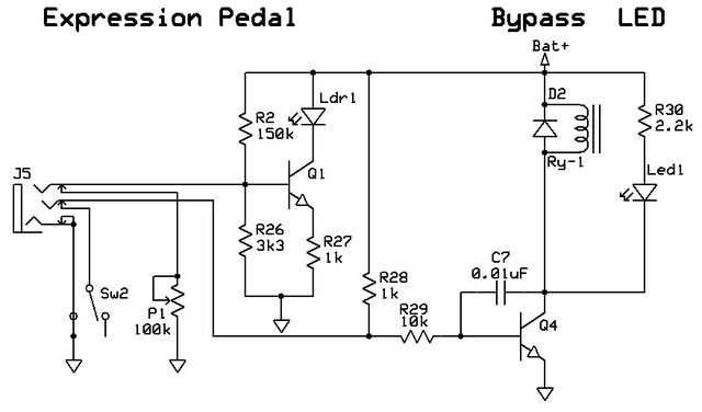 wah pedal schematic diagram wah pedal schematic diagram