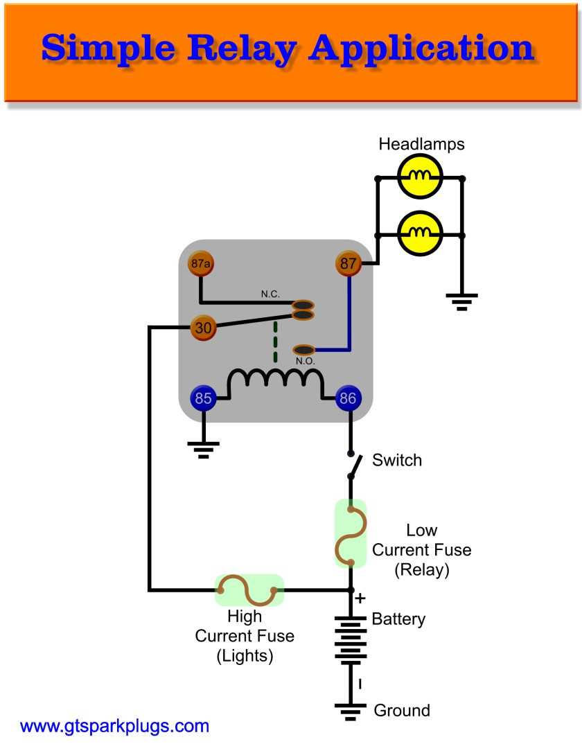 12 volt automotive relay wiring diagram 12 volt automotive relay wiring diagram
