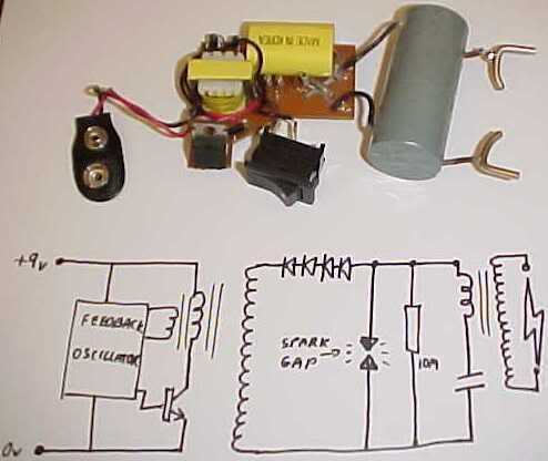 taser gun circuit diagram