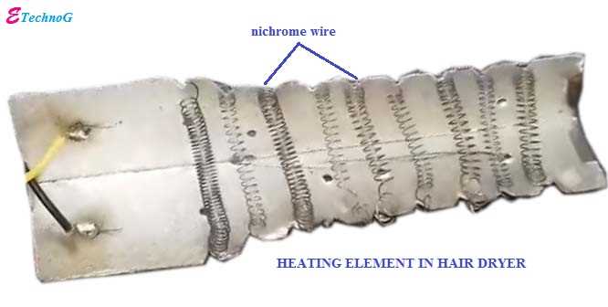 hair dryer circuit diagram