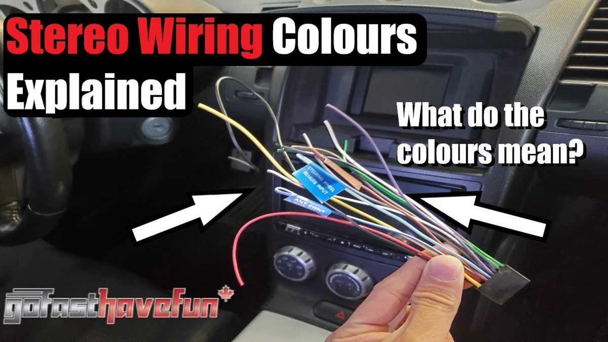 head unit color code nissan radio wiring diagram