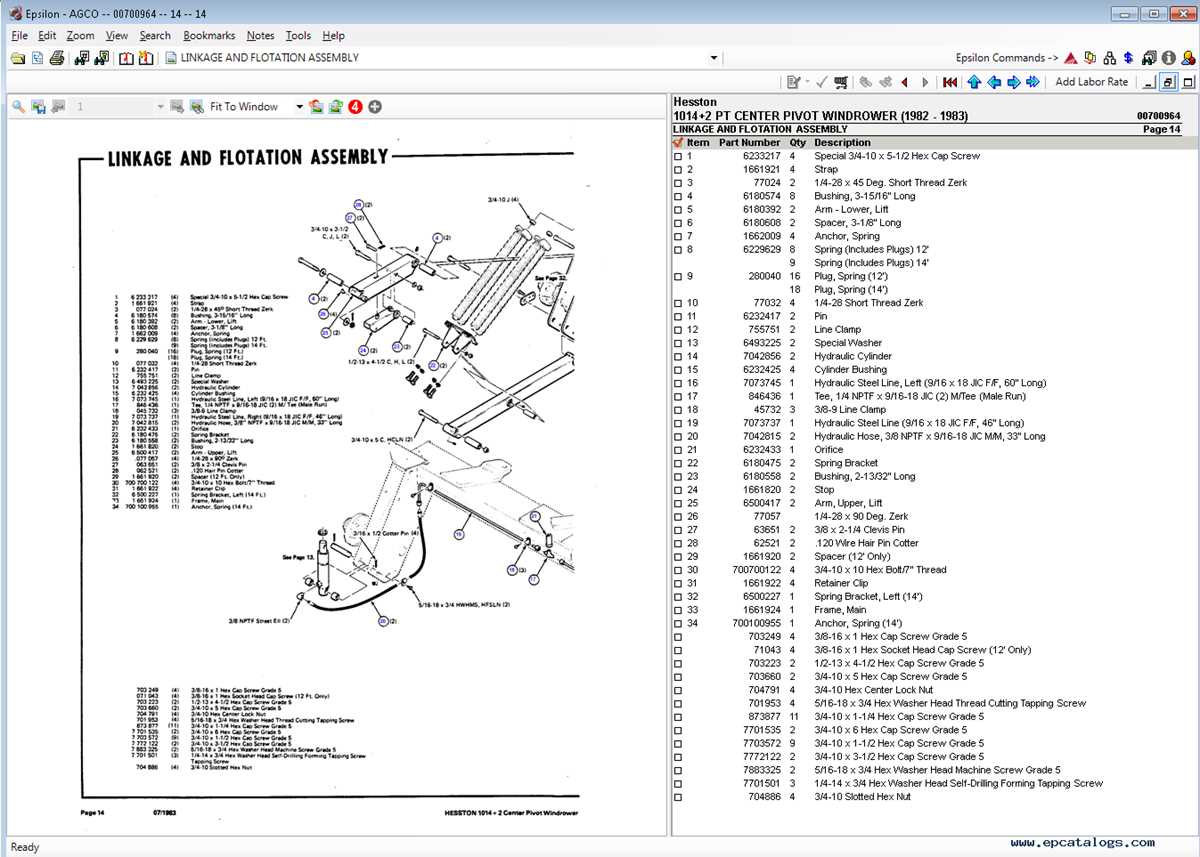 hesston 3820 hay rake schematic diagram