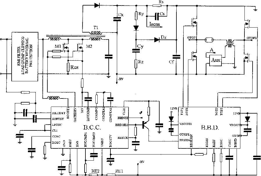 hid schematic diagram