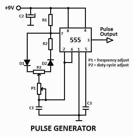 high voltage pulse generator circuit diagram
