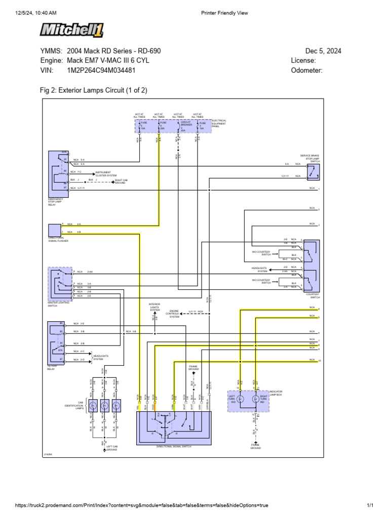 mack wiring diagram