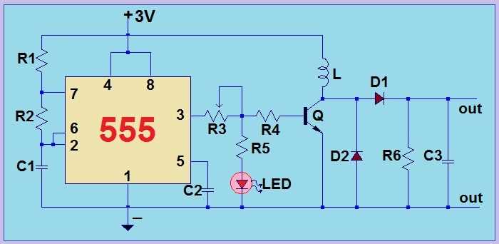 electrical muscle stimulator schematic diagram