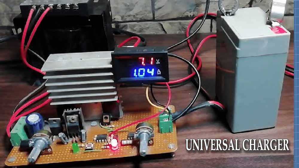homemade 12v battery charger circuit diagram