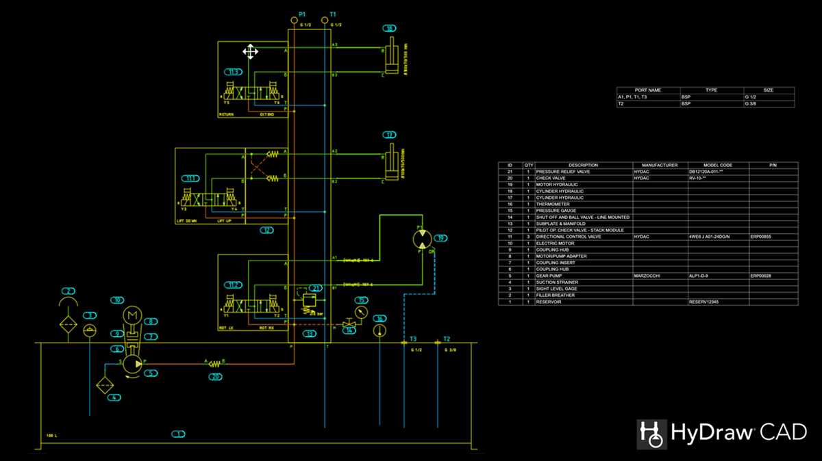 how to draw hydraulic circuit diagram how to draw hydraulic circuit diagram