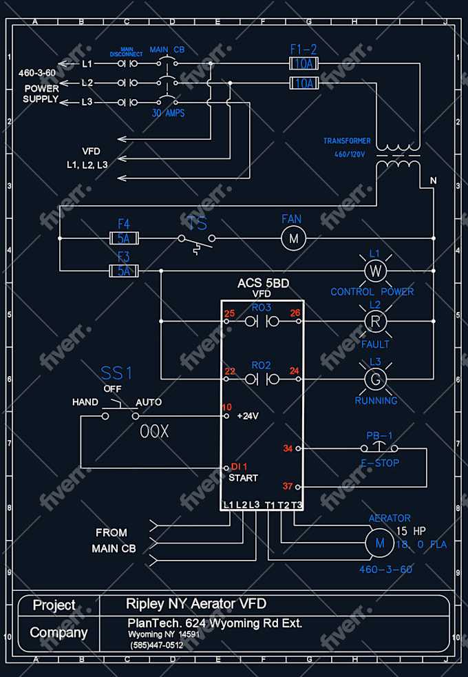 how to draw schematic diagram in autocad electrical