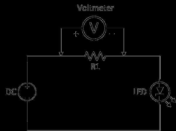 how to measure resistance in a circuit diagram