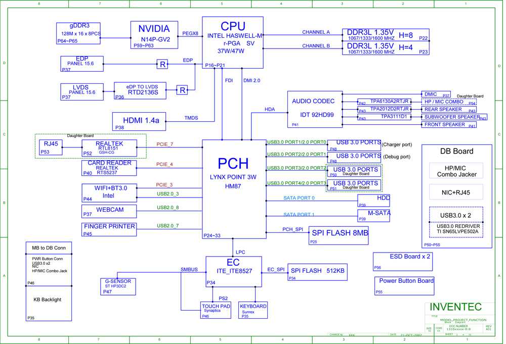 hp probook 6570b schematic diagram