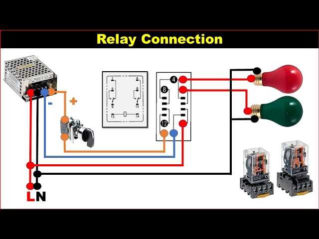240v relay switch wiring diagram