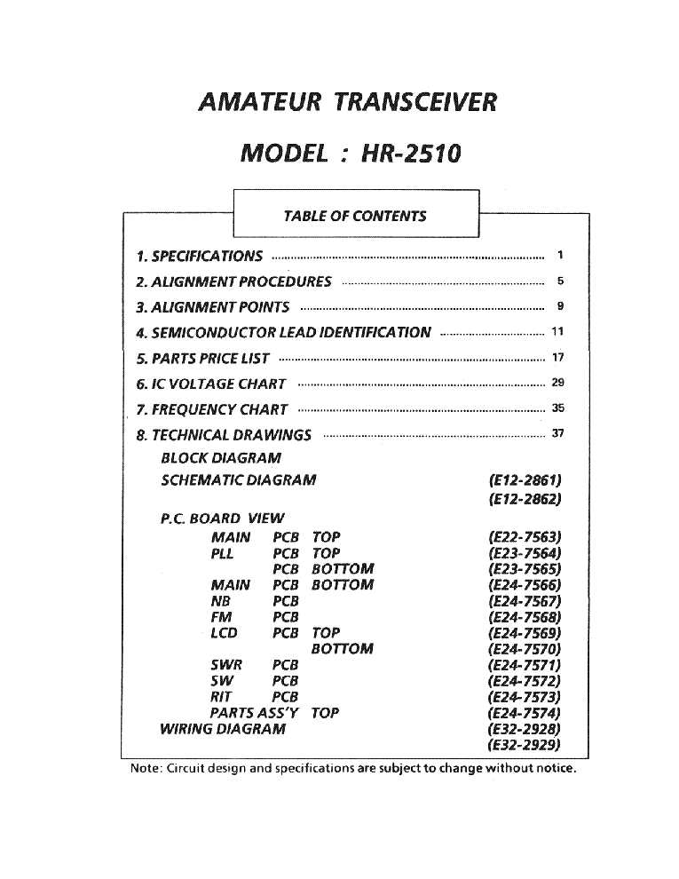 hr2510 schematic diagram