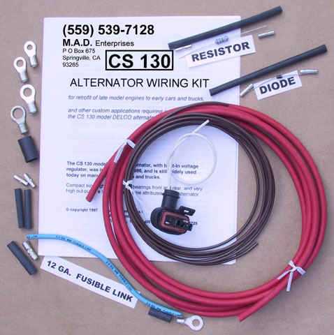 chevy one wire alternator wiring diagram