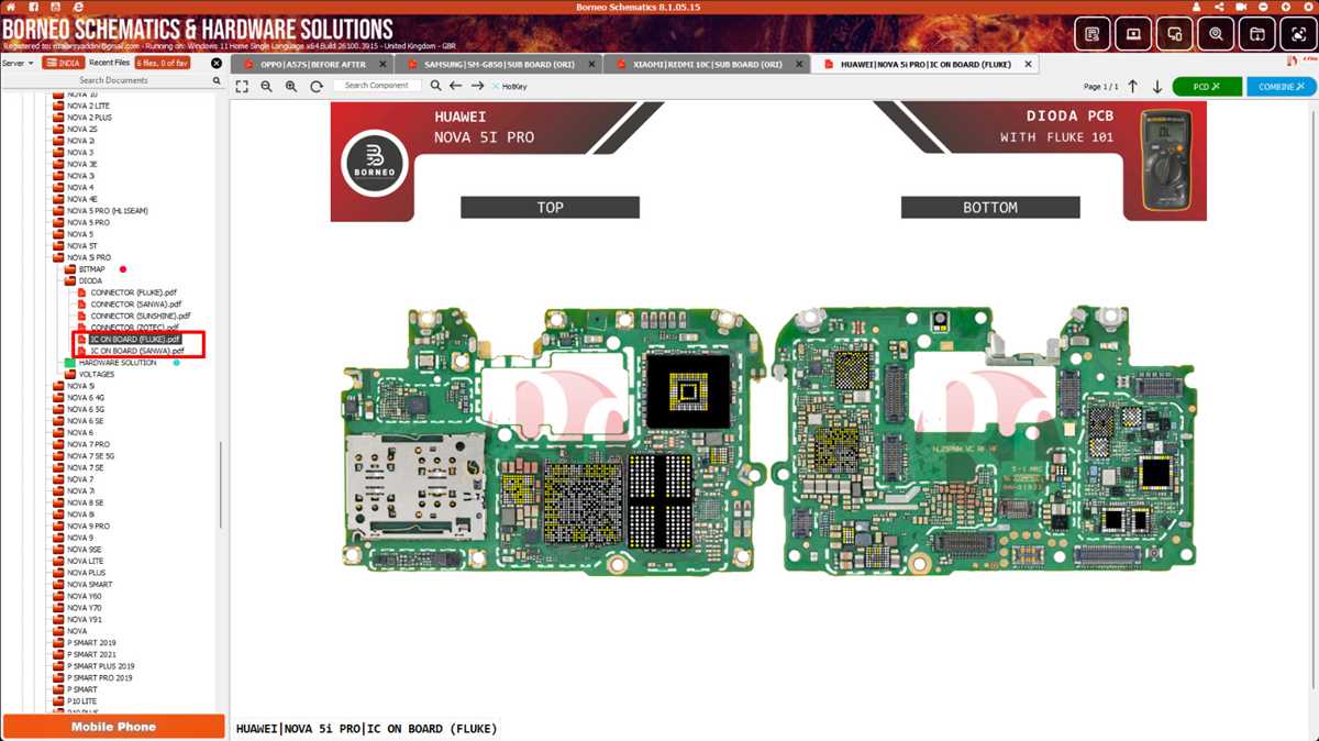 huawei p30 schematic diagram