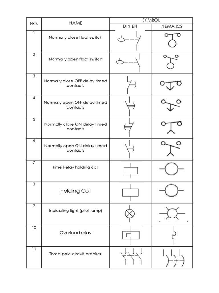 hvac schematic diagram magnetic overload symbol
