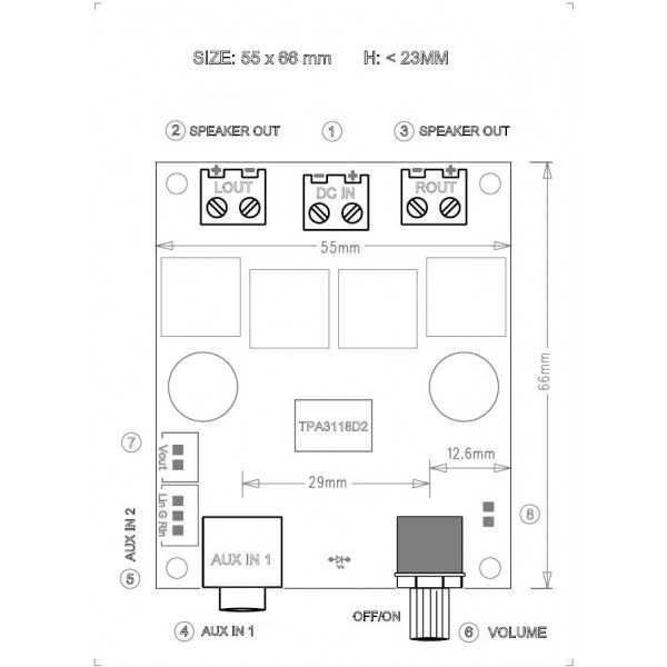 tpa3118 amplifier circuit diagram