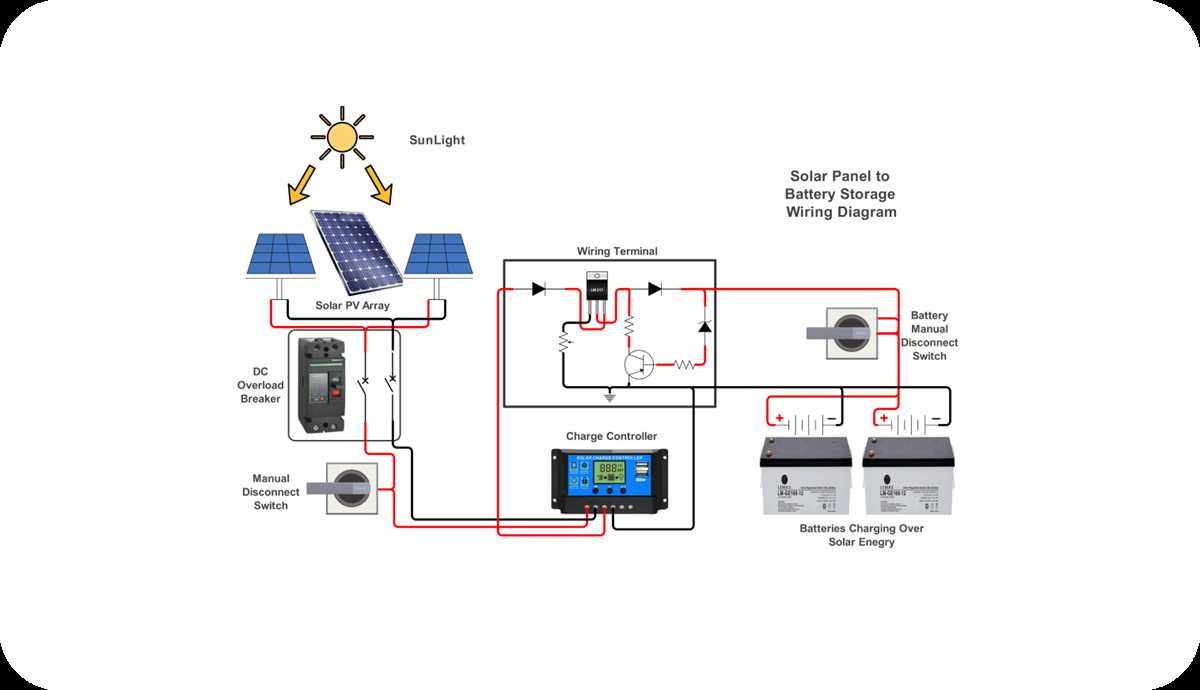 solar battery charging circuit diagram