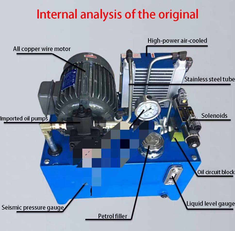 hydraulic power unit schematic diagram