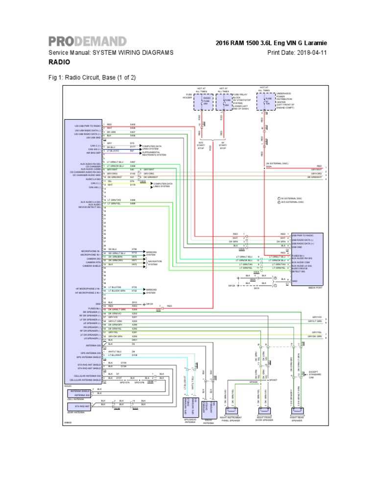 2014 ram 1500 radio wiring diagram