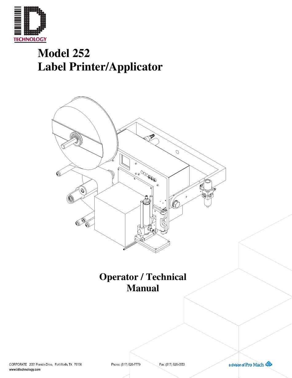 id technology model 255 schematic diagram
