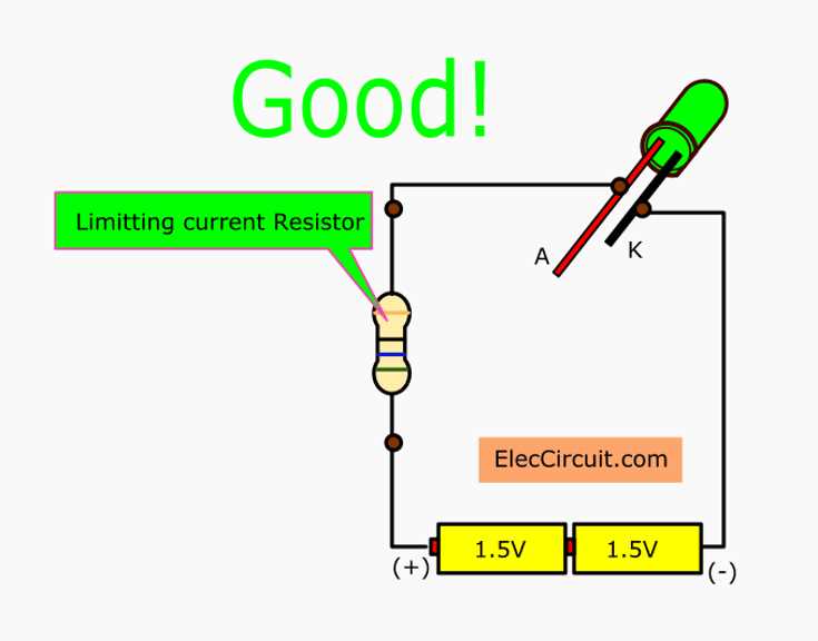 led resistor circuit diagram