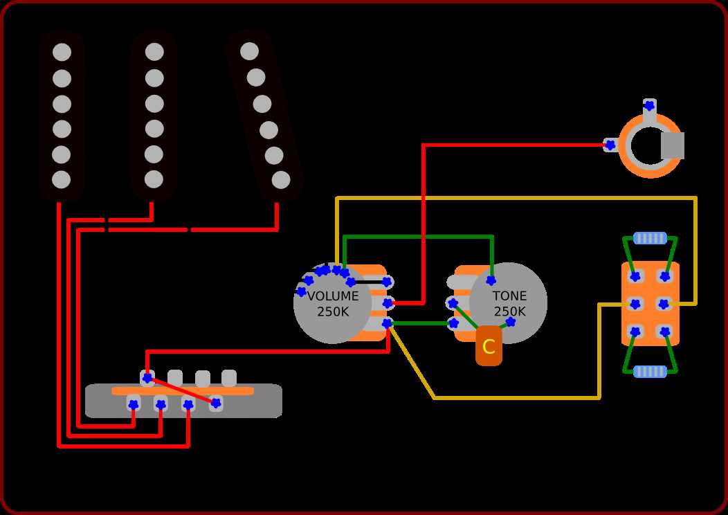 three way guitar switch wiring diagram