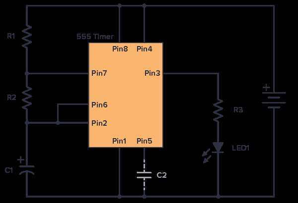 ic 555 projects circuit diagram