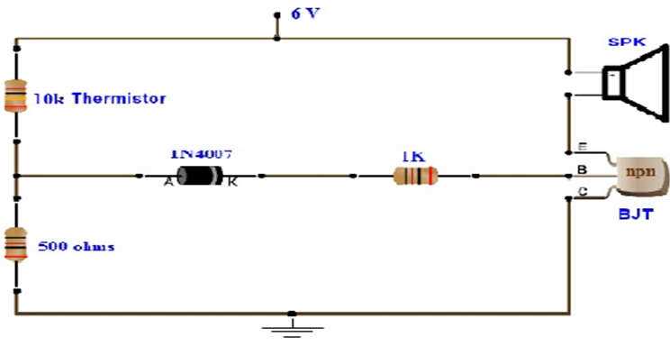 fire alarm system circuit diagram