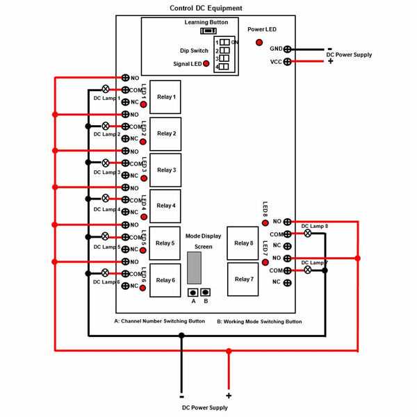 remote control relay circuit diagram