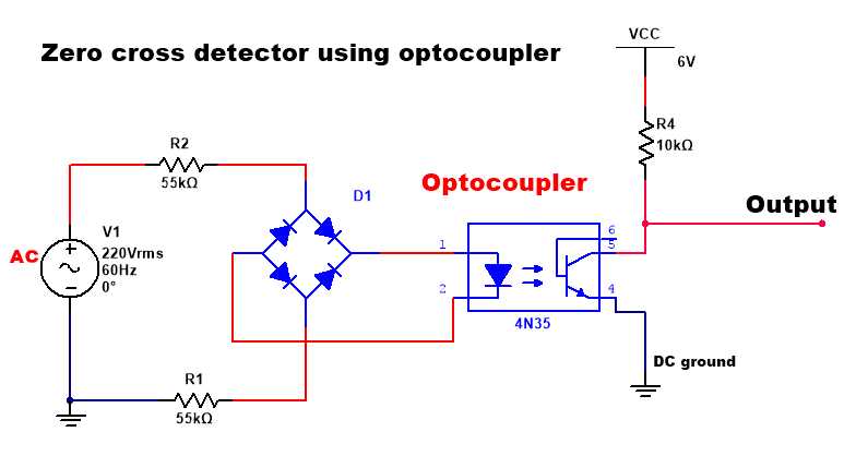 zero crossing circuit diagram