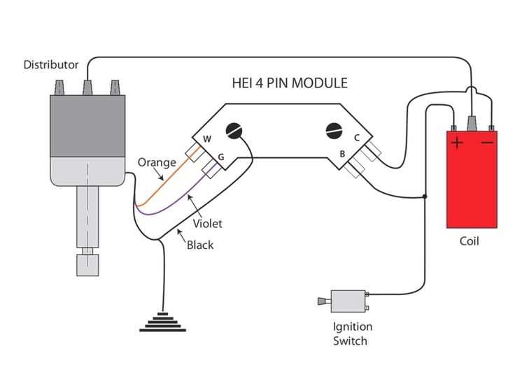 ignition coil schematic diagram