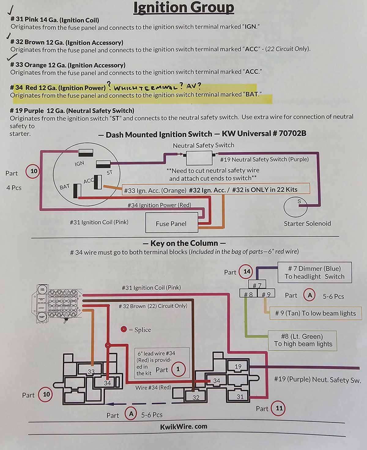 ignition key toyota ignition switch wiring diagram