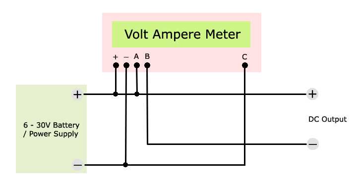 volt meter wiring diagram