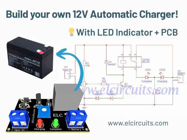 12v 7ah battery solar charger circuit diagram