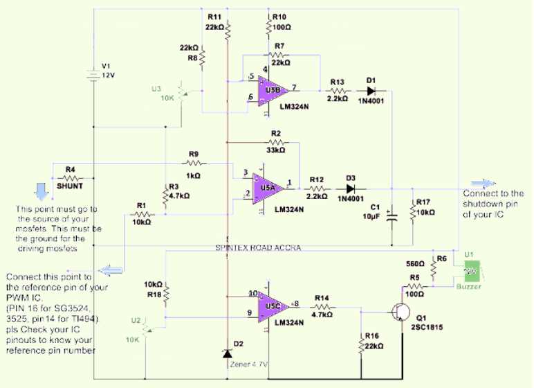 lm324 preamp circuit diagram