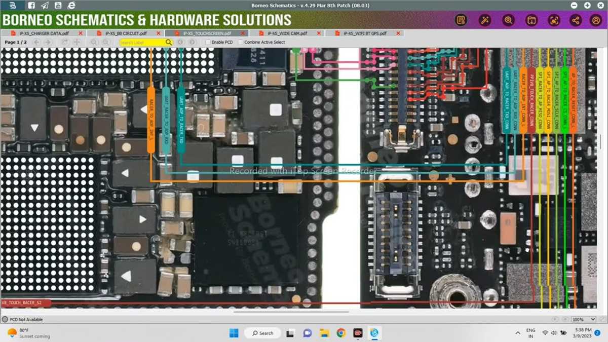iphone xs max schematic diagram