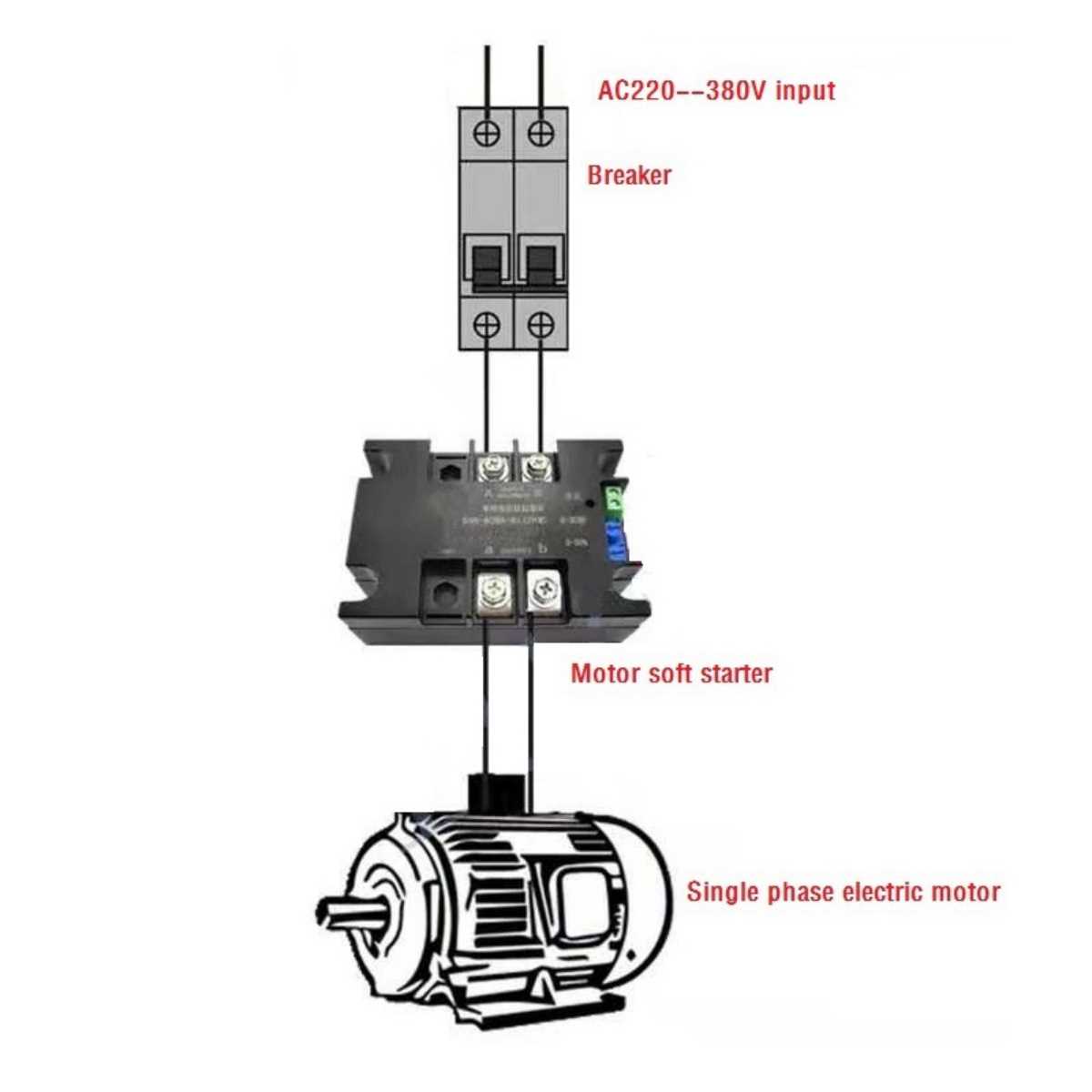 soft starter wiring diagram