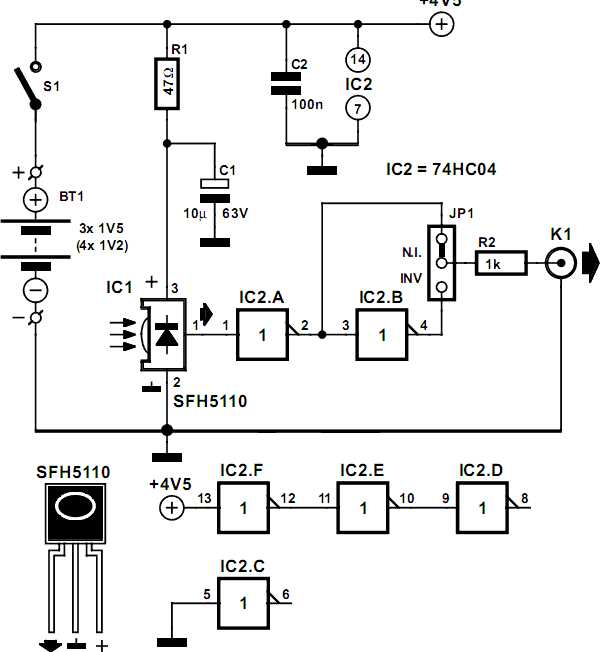 ir transmitter circuit diagram
