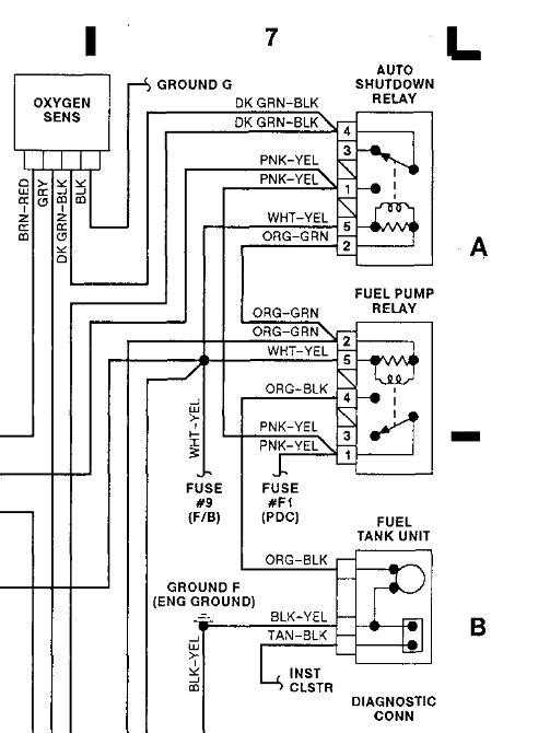 1993 jeep wrangler fuel pump wiring diagram