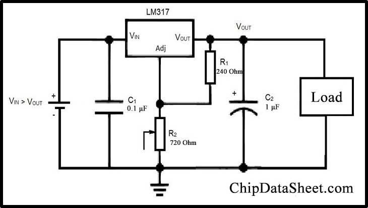 lm317 circuit diagram