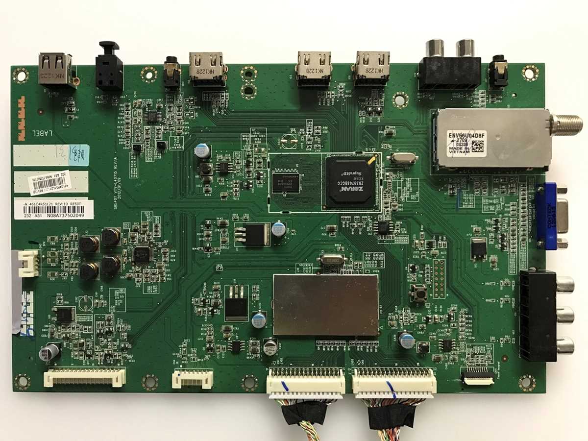 toshiba tv circuit board diagram