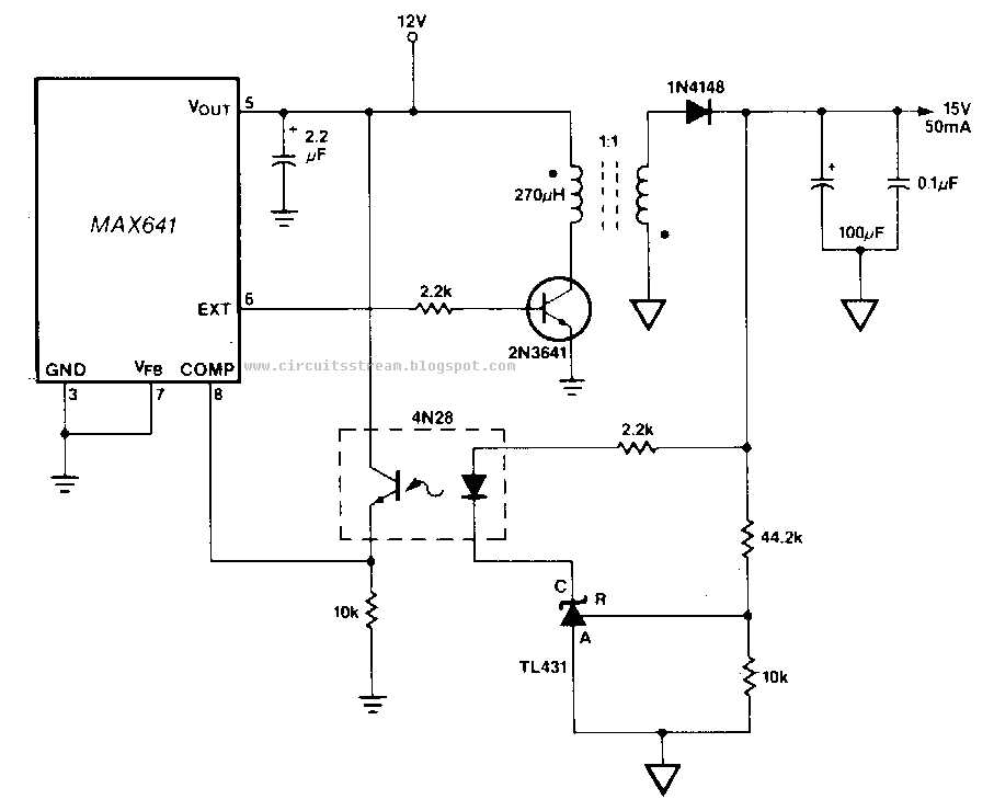 isolated dc dc converter circuit diagram