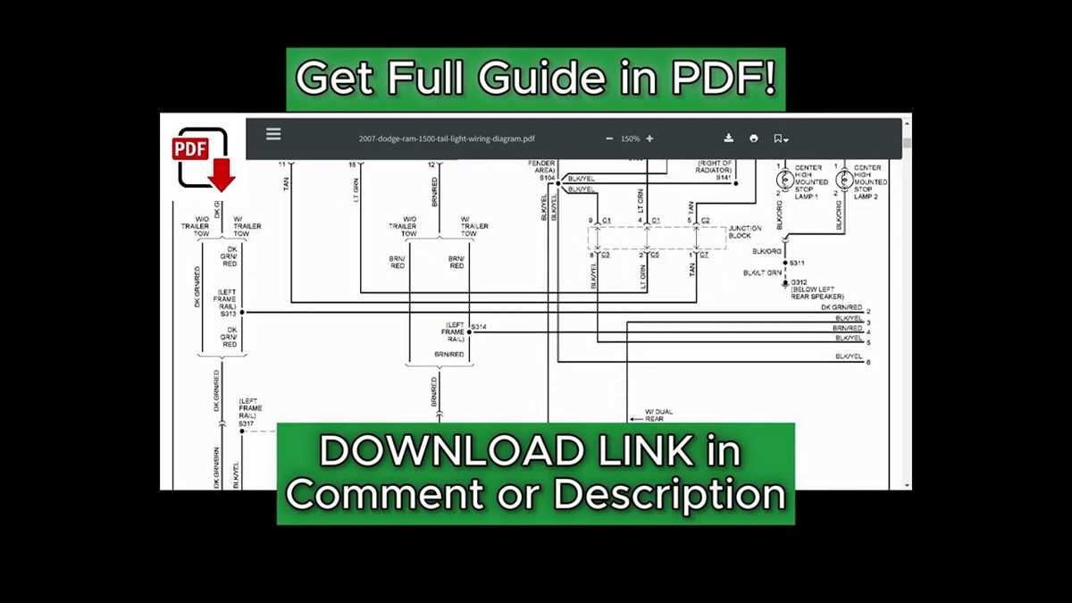 dodge tail light wiring diagram