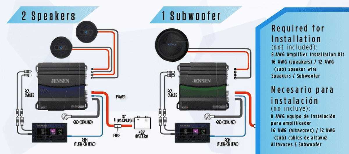 jensen 1200 watt amp wiring diagram jensen 1200 watt amp wiring diagram