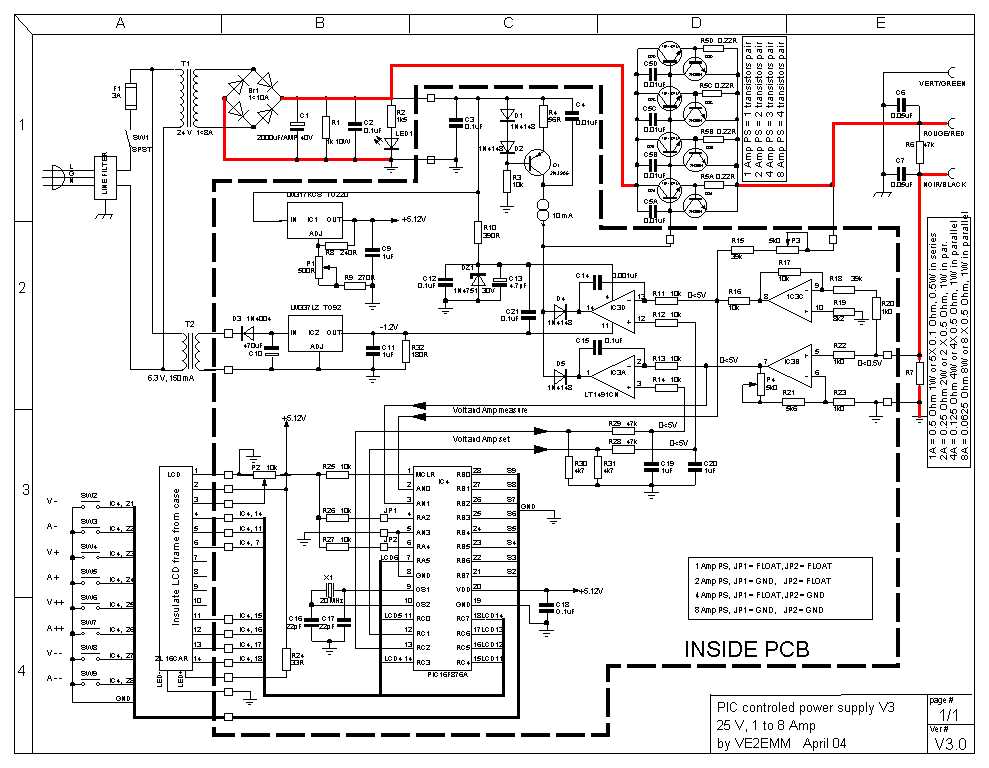 24 volt dc power supply circuit diagram