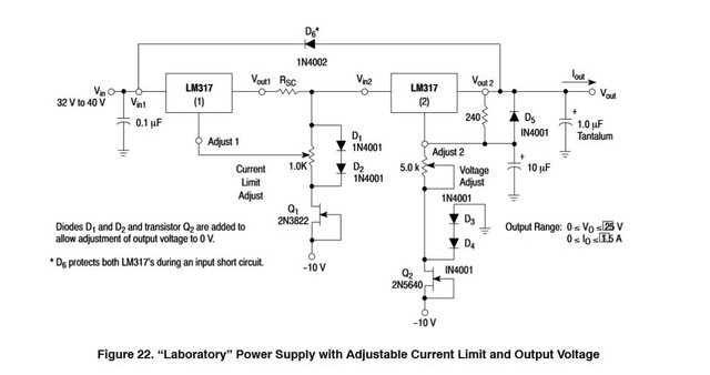 laboratory power supply schematic diagram